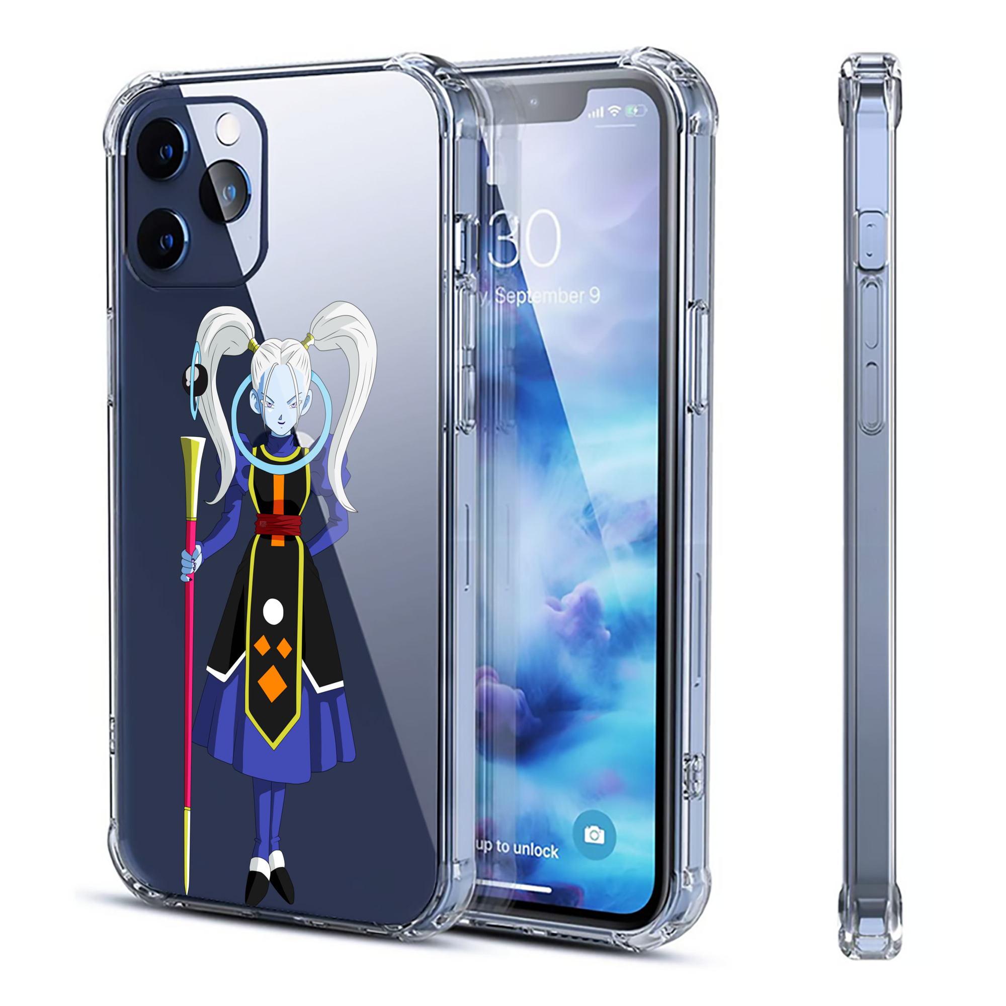 （画像用） ドラゴンボール DRAGON BALL 【iPhone 12シリーズ対応】透明スマホケース（クリアソフトケース）